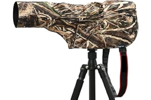 ROLANPRO XS Size Rain Cover for Canon RF 100-500mm F/4.5-7.1 L is USM, for Sigma 150-600mm F5-6.3 DG OS HSM Contemporary, for