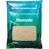 LANDEN Namale Aquarium Natural Fish Tank Sand, 2L Fine River Substrate | 2L,3.34kg,hermit crab sand, Freshwater Decor Sand, Aquatic Plants Betta Shrimp Turtle Tank Terrarium Stratum