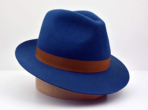 narrow brim felt hat