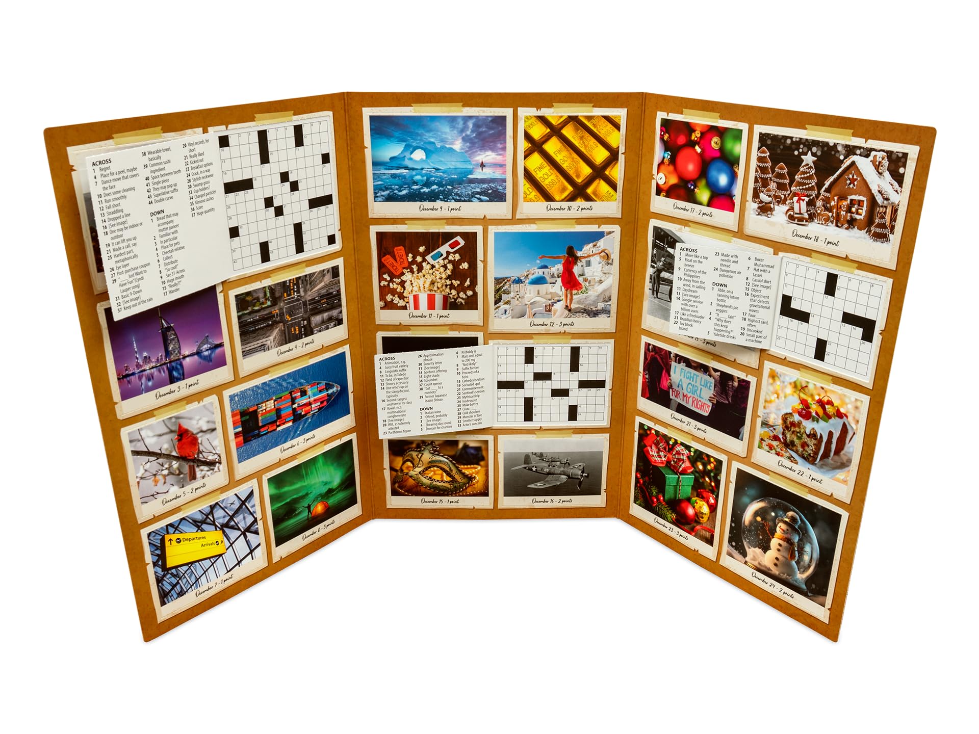 The Advent Calendar for Crossword Lovers – Volume 2 – 24 Puzzles Christmas Countdown for Adults and Seniors, Easy, Medium, and Hard Puzzles, Constructors featured in The Guardian, New York Times, etc.