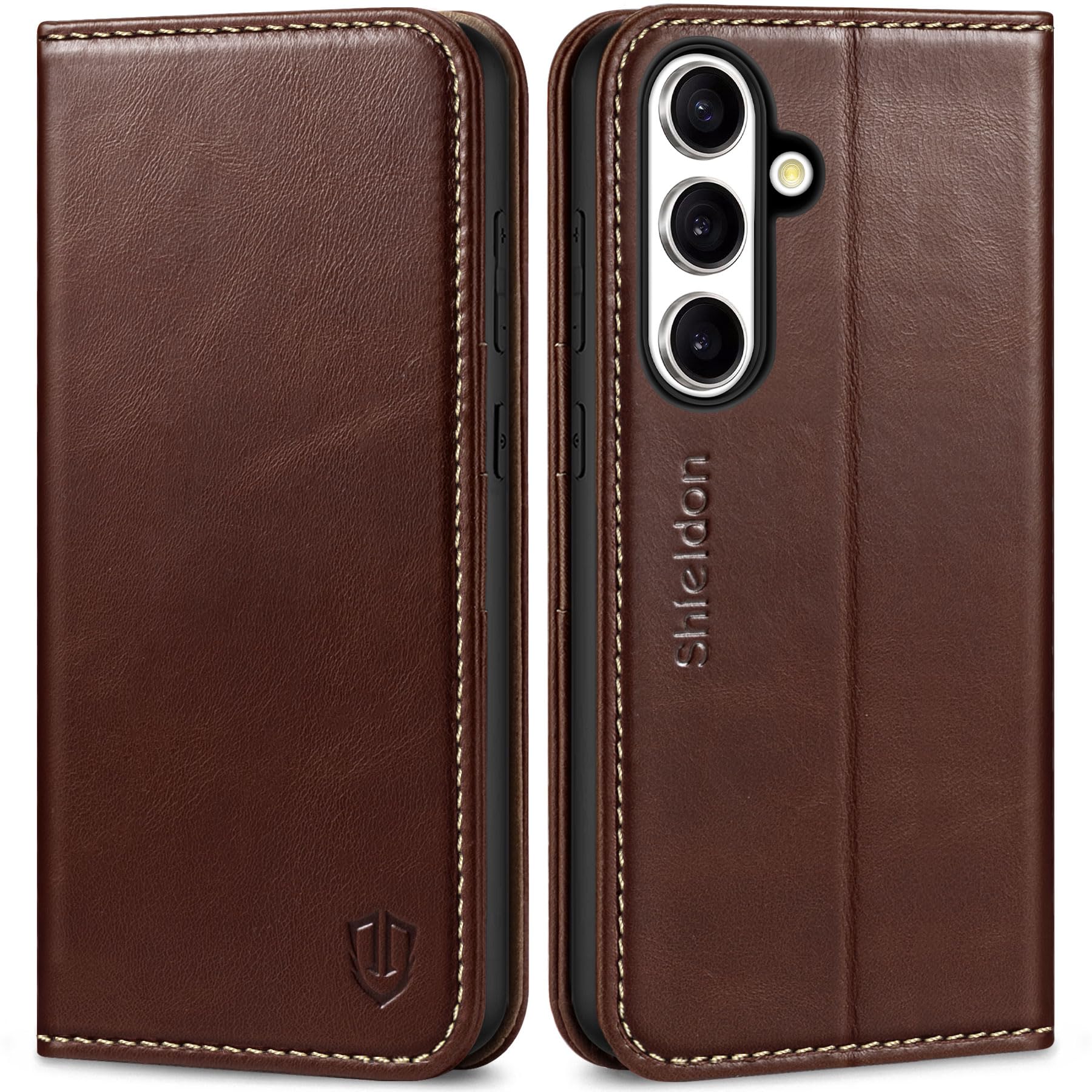 SHIELDON Case for Galaxy S25+ Plus 5G, Genuine