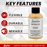 Angelus Acrylic Leather Paint - Flexible, Non-Toxic, Water Based - 1oz / 29ml view 2