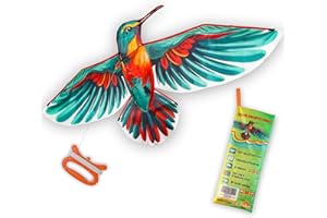 ORGCLDKT- 3D Lifelike Style Bird/Eagle Kite, Super Easy to Fly with, Ideal for Kids, Adults, Girls, Boys. Kites for The Beach, Grassland, Hiking