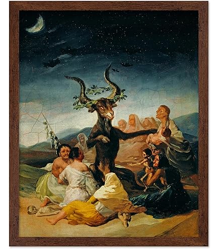 Amazon.com: ART.COM Wall Art Print El Aquelarre on White