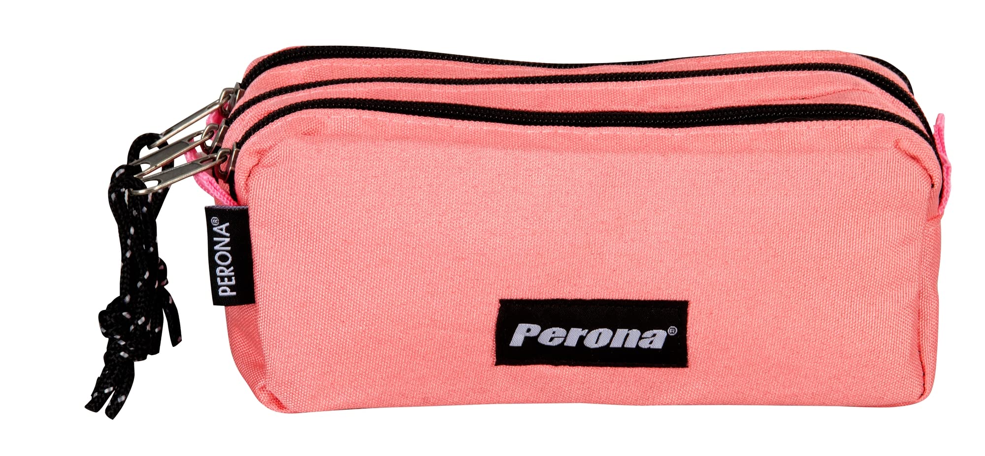 Montichelvo Triple Penc. Pouch Pr Vulcano Pink Pencil Cases, 21 cm, Multicolour