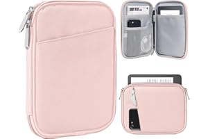 TiMOVO 6-7 Inch Tablet Sleeve for All-New Kindle Paperwhite/Colorsoft Signature Edition, Protective Sleeve Cover Case with Po