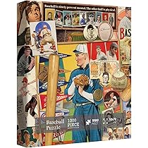 Vintage baseball jigsaw puzzles Outlet