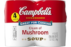 Campbell's Condensed Soup, Cream of Mushroom, 10.7 Ounce (Pack of 4)