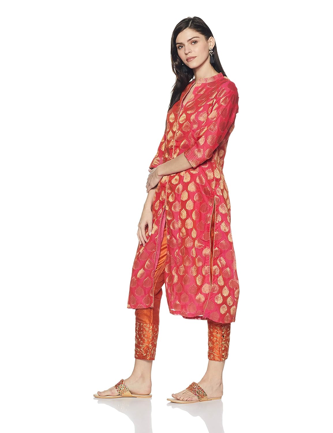 biba women's a line salwar suit set