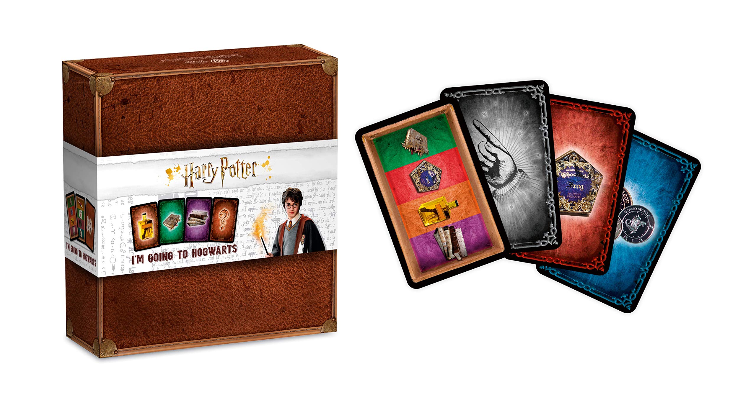 Harry Potter, I Go To Hogwarts Card Game, Fun Memory Testing Game For All The Family For 2 to 6 Players, Great Gift For Kids Aged 7+,