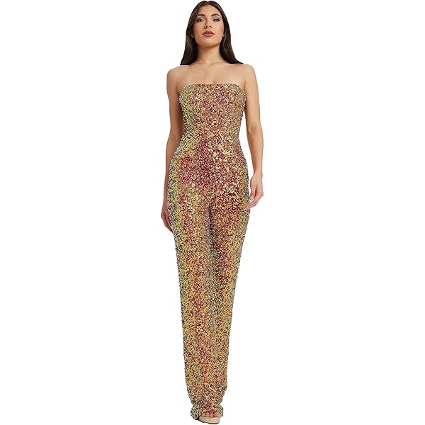 Amazon.com: Dress the Population Women's Charlie Plunging Jumpsuit, Black,  X-Small : Clothing, Shoes & Jewelry