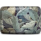 Monarque Armored Wallet Credit Card Case with RFID Data Theft Protection (Morris Acanthus)
