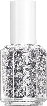 Essie Set in Stones Nail Polish Glitter Silver 13.5 ml Vegan Formula view 3