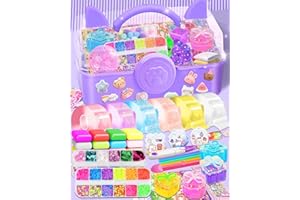 Jimcii 6PCS Cartoon Theme Nano Tape Bubble Kit for Kids, Nano Tape Squishy Maker Kit, Nano Bubble Tape Kit, Nano Tape Bubbles