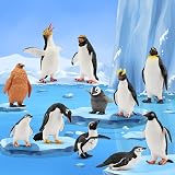 toymany 12Pcs Penguin Figurines Realistic PVC Party Set Christmas Gift view 3