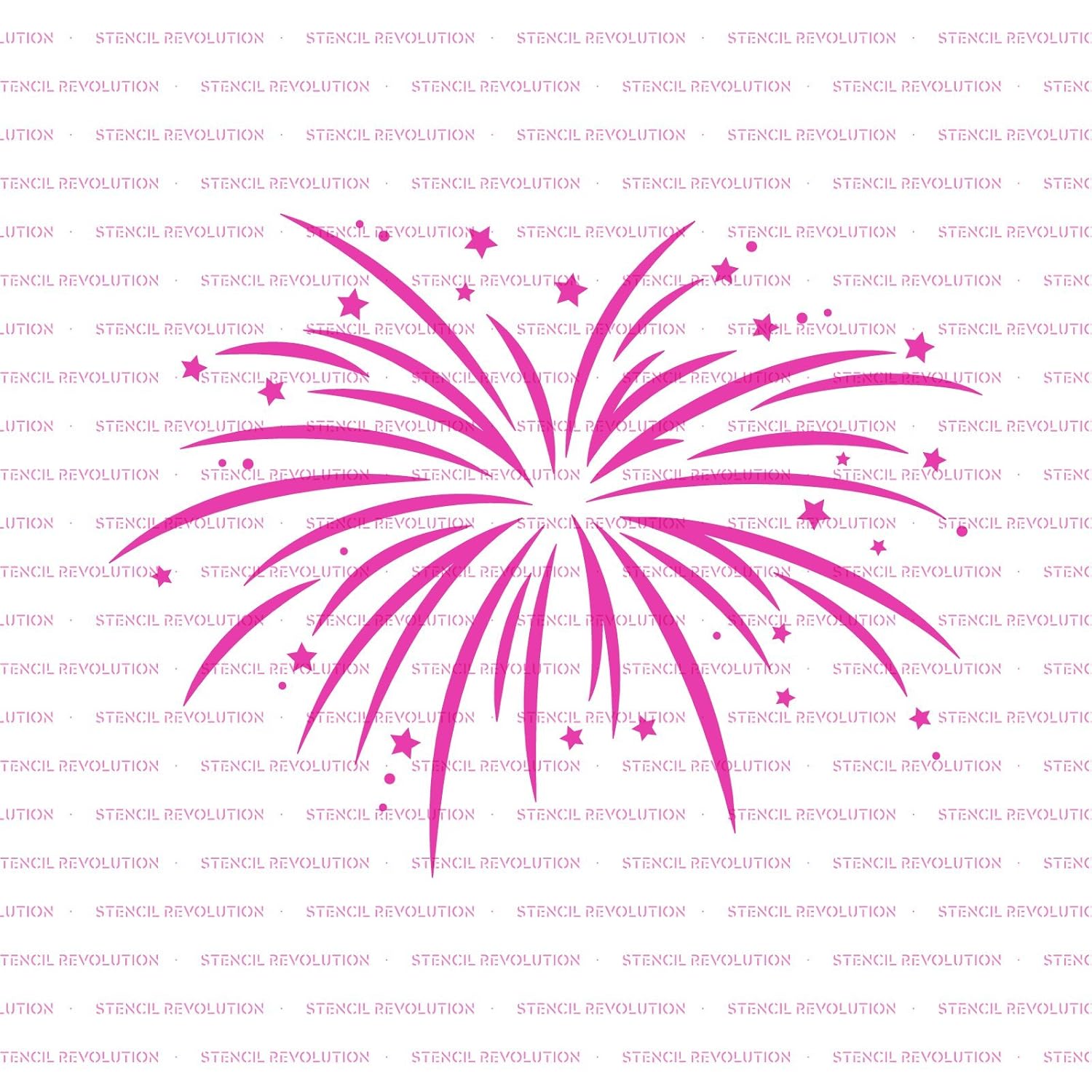 Fireworksステンシルテンプレート 再利用可能なステンシルwith複数サイズあり B079km4lyp 48 48 X32 コーヒーメーカー 100 正規品 Www Anoual Ma