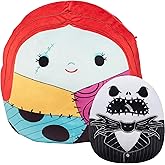 Squishmallows Disney Nightmare Before Christmas Set - 14" Jumbo Sally & 8" Jack Skellington - Get Two Official Jazwares Plush for Less - Squishy Stuffed Animal Toy Gift for Kids Girls Boys