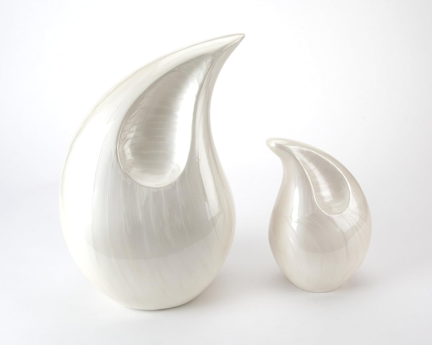 URNS UK Tiverton Cremation Ashes Urn, White, 21.5x17x32.5 cm - Image 4