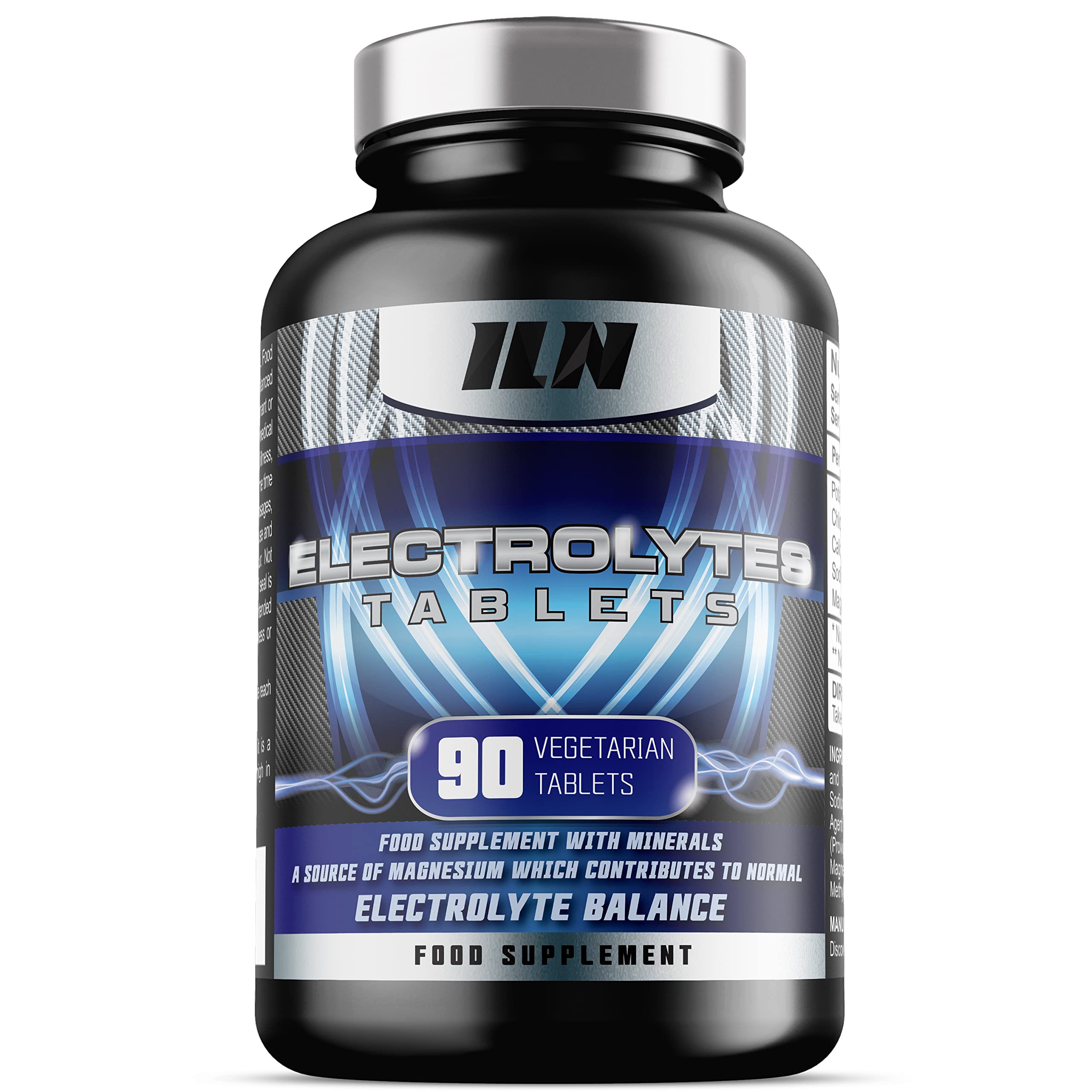 Electrolytes Tablets - 1500mg Electrolytes - Keto Suitable Electrolyte Supplement - Vegan & Vegetarian (90 Tablets)