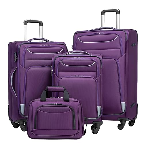 Coolife Luggage Hard Shell Luggage Set With Tsa Lock Coolife