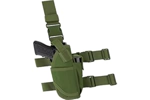 IronSeals Tactical Drop Leg Holster, Adjustable Gun Holster Thigh Pistol Holster