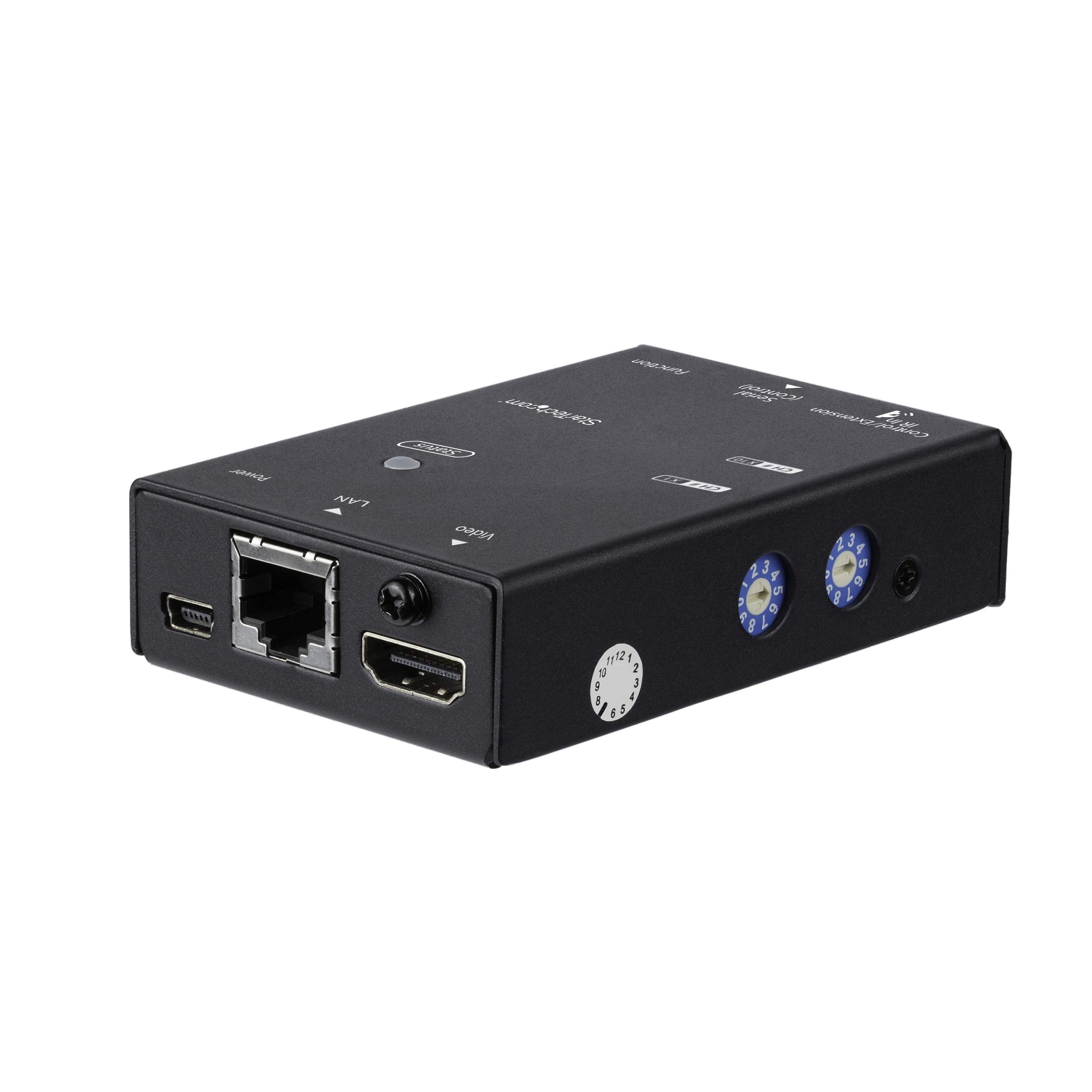 StarTech.com HDMI Over IP Extender Kit - Advanced Compression - Transmitter & Receiver, TAA (ST12MHDLNHK)