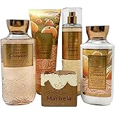 Bath & Body Works Sweet Cinnamon Pumpkin Gift Set- Fine Fragrance Mist, Body Lotion, Body Cream and Body Wash With Yamma Jamma Soap