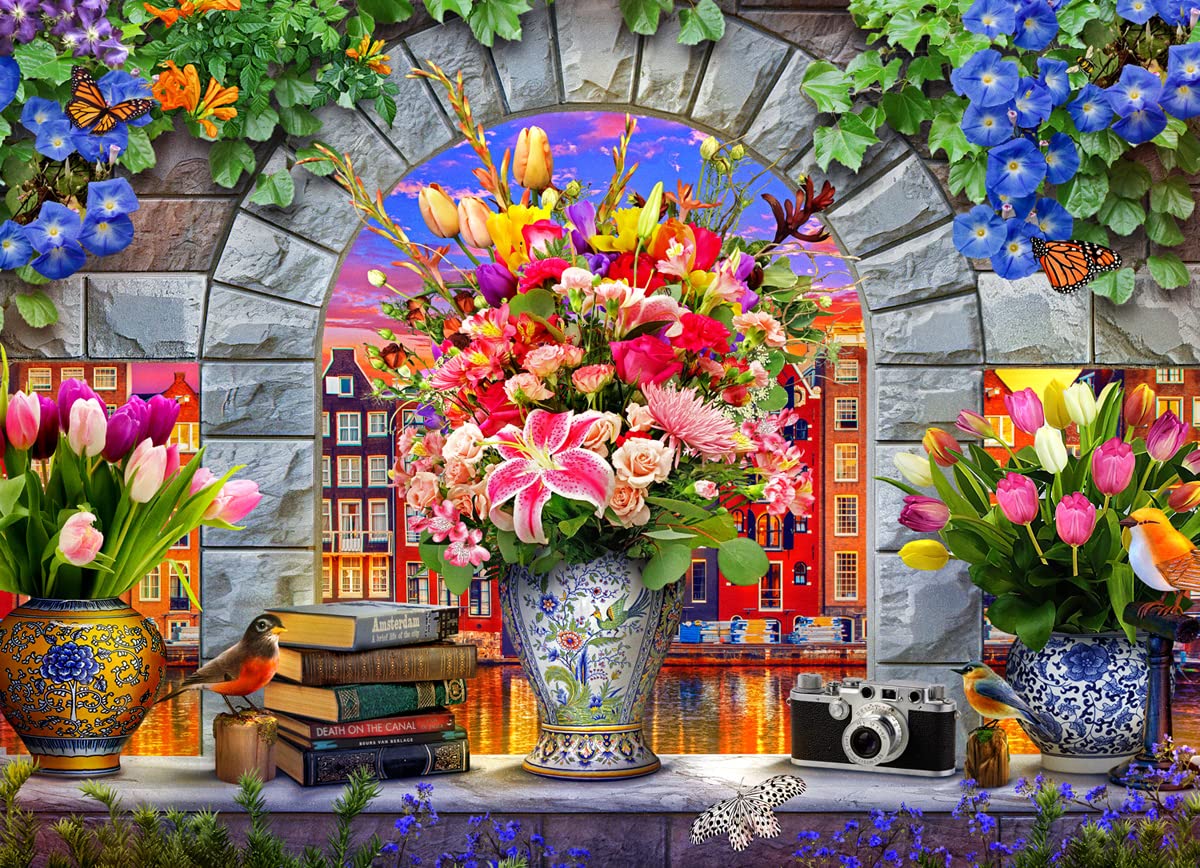 Vases in Amsterdam Jigsaw Puzzle 1000 Piece by Vermont Christmas Company