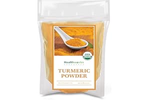 Healthworks Superfoods Organic Turmeric Powder - 8 Oz - Ground Raw Organic, Curcumin, Keto, Paleo, Vegan and Non-GMO