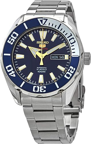 seiko 5 blue gold