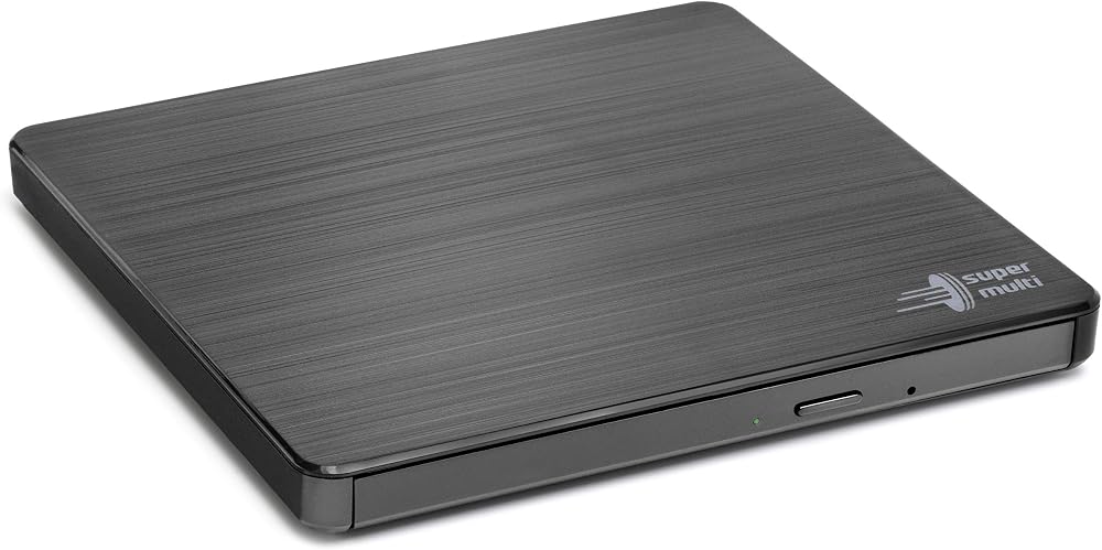 Hitachi-LG GP60 Slim External DVD Drive USB 2.0 Burner Writer Player Mac Win 8x