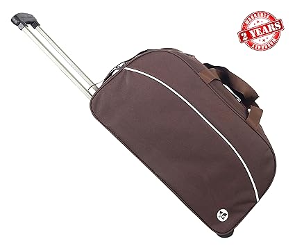 3G Polyester 25 Ltr Brown Travel Duffles
