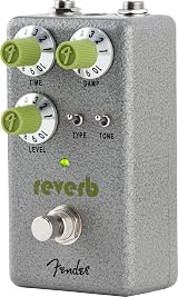 Fender Hammertone Reverb Guitar Effect Pedal Three Modes True Bypass Aluminum view 5