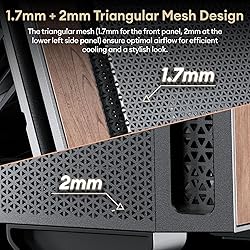 Okinos Genuine Walnut Wood Micro ATX Case, MATX PC