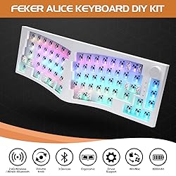 Feker Alice 3 Mode 65% Gasket Mechanical Keyboard