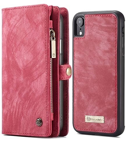 XRPow iPhone XR Wallet Case, iPhone Xr Magnetic Detachable