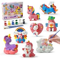 Amazon.com: stochastic box Kids Crafts Set, Ceramic Painting Kit ...