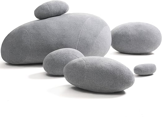 Amazon Com Wowmax Three Dimensional Curve Living Stones Pillows 6
