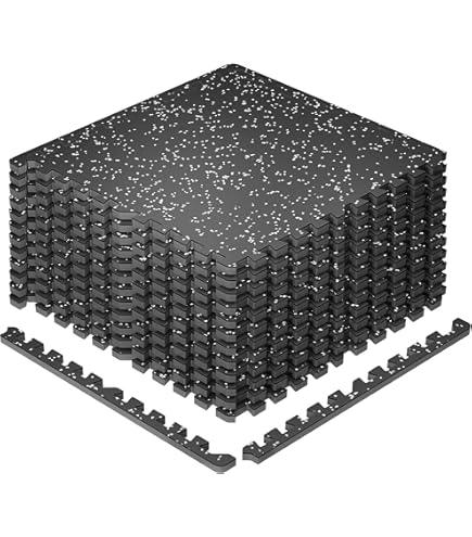 Amazon.com: AIRHOP 0.56in Thick 48 Sq Ft Exercise Equipment Mats