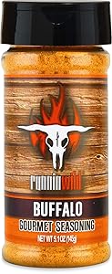 Buffalo Gourmet Seasoning | Made in the USA using Natural Flavors and No Fillers | Premium Spice Seasoning for Meats and Veggies | Runnin’ Wild Foods