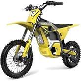 Tasaca T500-V58 52+MPH Electric Dirt Bike Teens Adults | 5500W Mid-Drive Motor 276NM, 5-Gears Electric Motorcycle 52V 30Ah Removable Battery, Full Hydraulic Brakes EBike