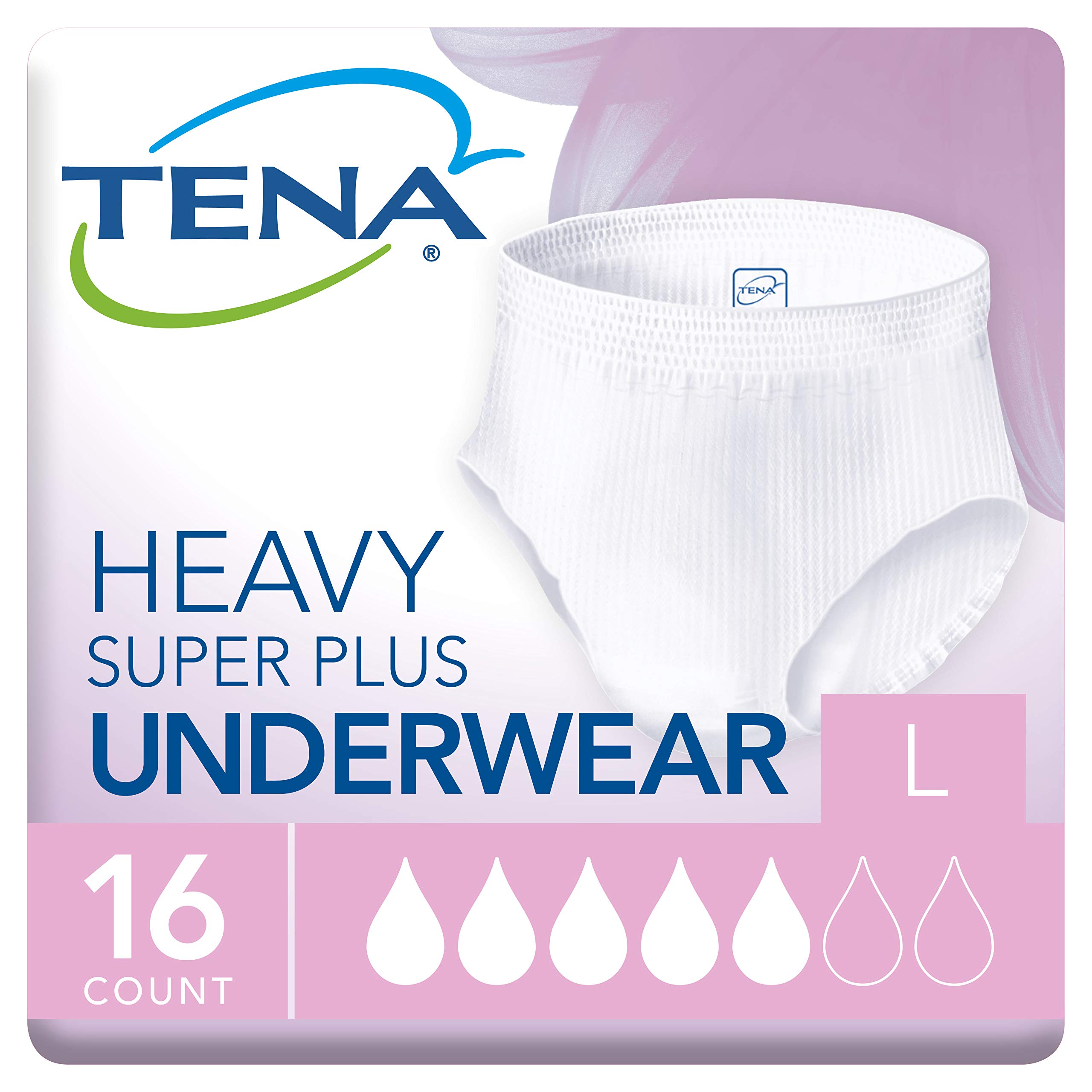 TENA Disposable Underwear Female Large, 54286, Super Plus, 16 Ct Buy