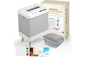 VIPBATH 35L Towel Warmer Gift Set – Family-Sized Foldable Design with Window, Dual Safety Shut-Off for Overheat & Tip-Over, 12 Aroma Discs – A Spa-Like Luxury for Home & Loved Ones