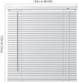 Funky Gadgets PVC Venetian Blind 165x150 Easy Fit White view 4