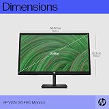 HP 21.4 Inch FHD Monitor VA 75Hz HDMI VGA Tilt Black V22v G5 view 7