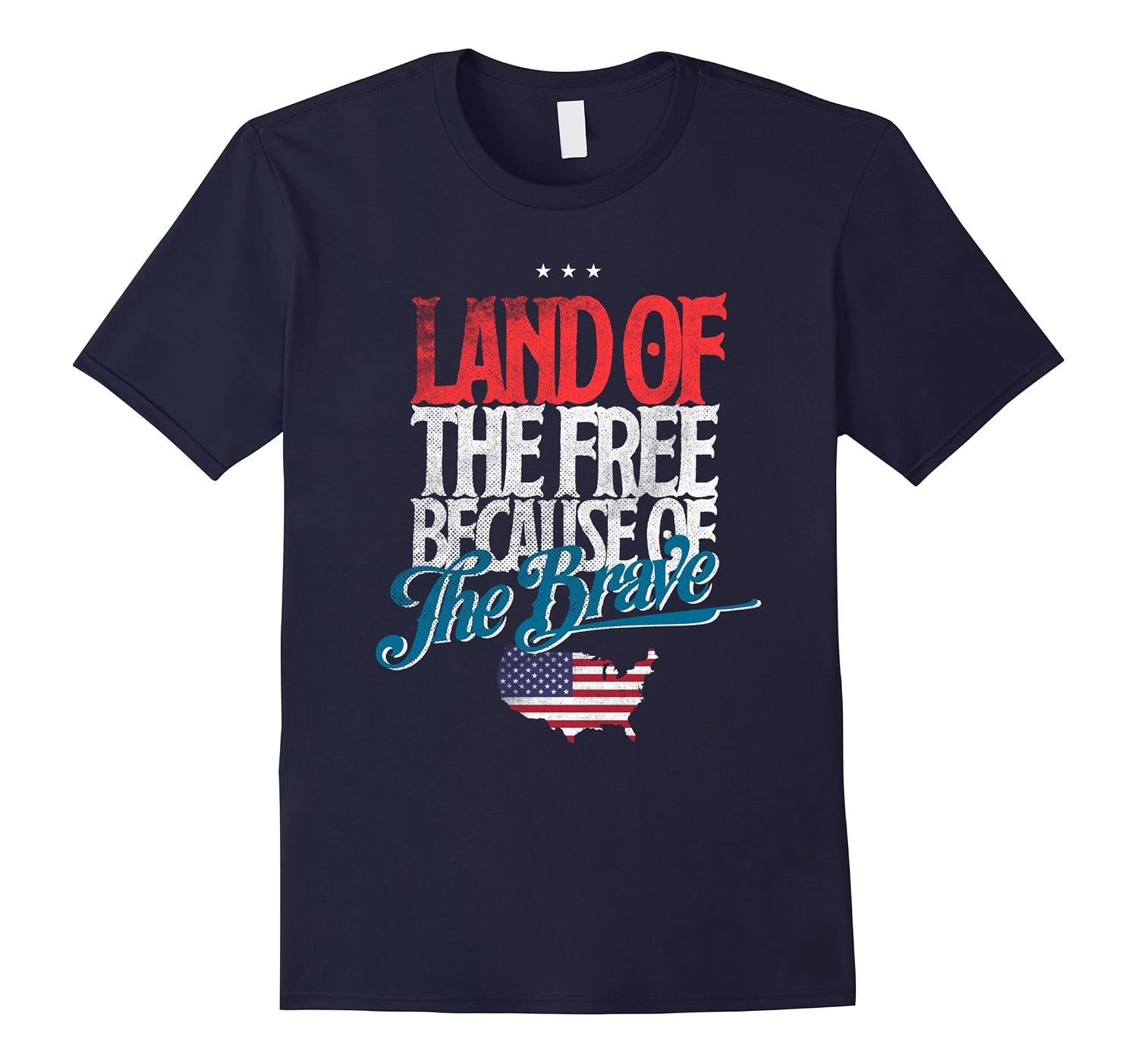 Land Of The Free Because Of The Brave T shirt Memorial Day-4LVS ...