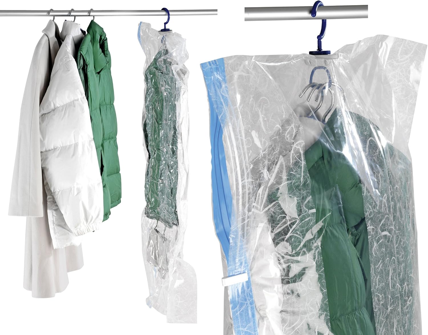 Wenko Vacuum Suit Bag, Polyamide, MultiColour, 105 x 70 x 5 cm Amazon