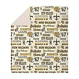 FOCO New Orleans Saints NFL Retro Sherpa Fleece