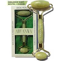 Jade Roller Für Gesicht & Körper – Natürliche Anti-Aging Massage Gegen Schwellungen, Falten & Augenringe! In Blau, Grün Oder Rosa