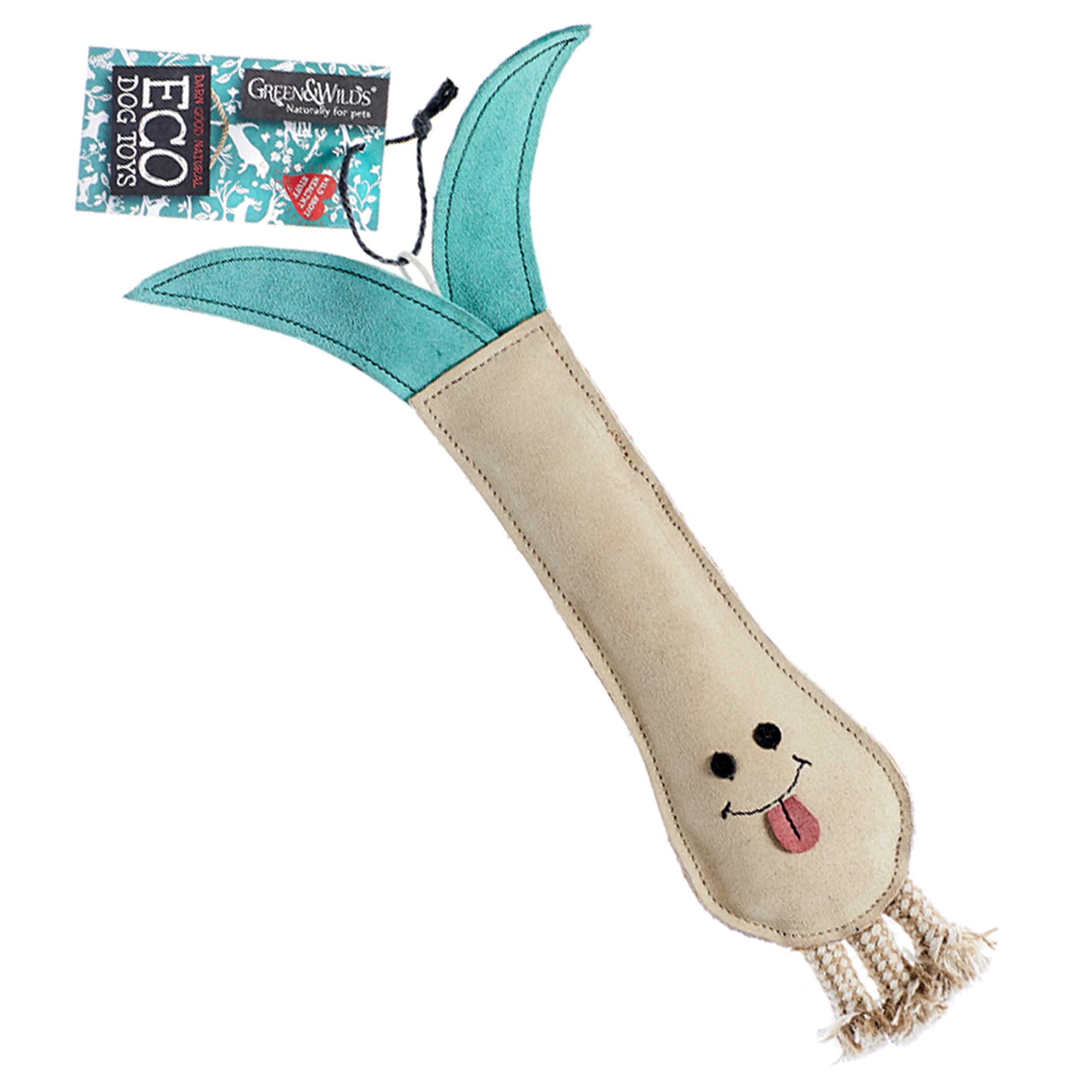 Eco Dog Toy - Green & Wilds - Lenny the Leek